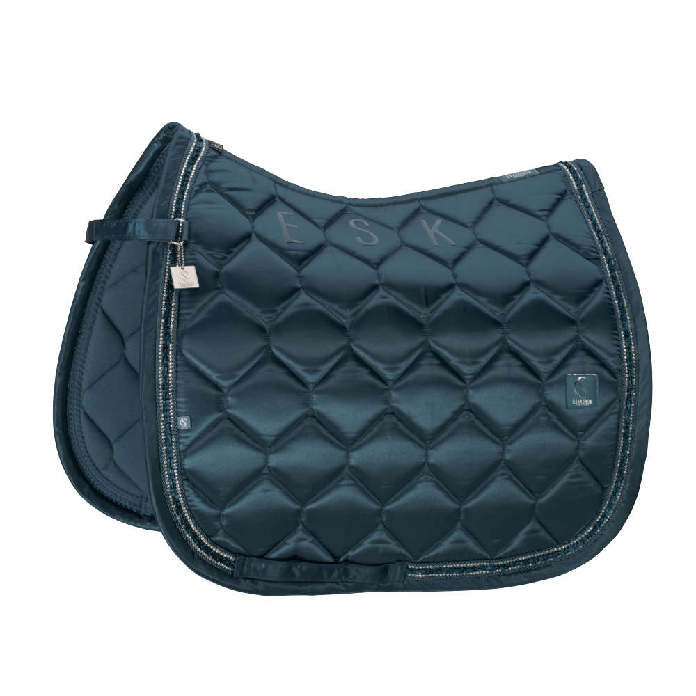 Eskadron Classic Sports 26 Satin Frills Schabracke - ocean, Größe Pony Dressur
