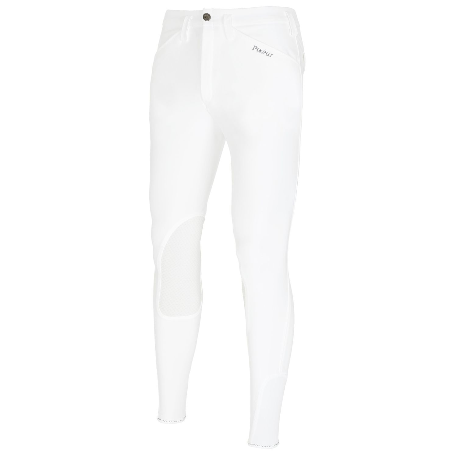 Pikeur Rodrigo Grip II Kniebesatzhose Herren - weiß, Größe 44