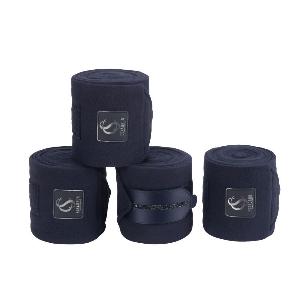 Eskadron Classic Sports 26 Fleece Jewel Bandagen - navy, Größe Pony