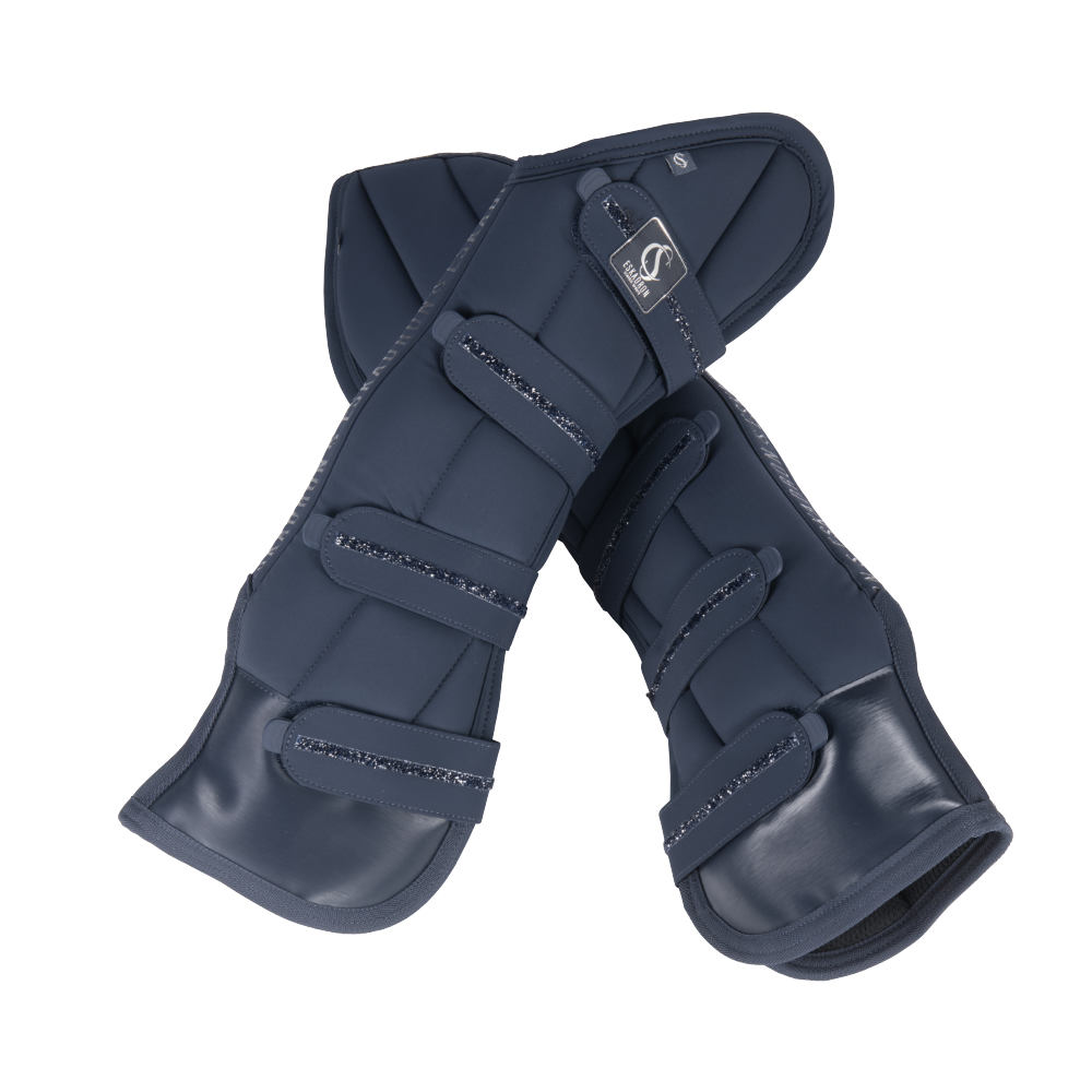 Eskadron Classic Sports 26 Softshell Jewel Transportgamaschen - navy, Größe Warmblut