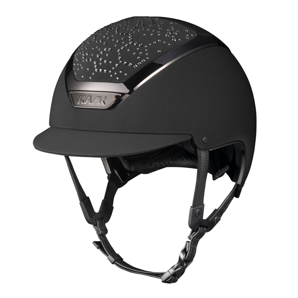 KASK Dogma Chrome Swarovski Vibe Reithelm