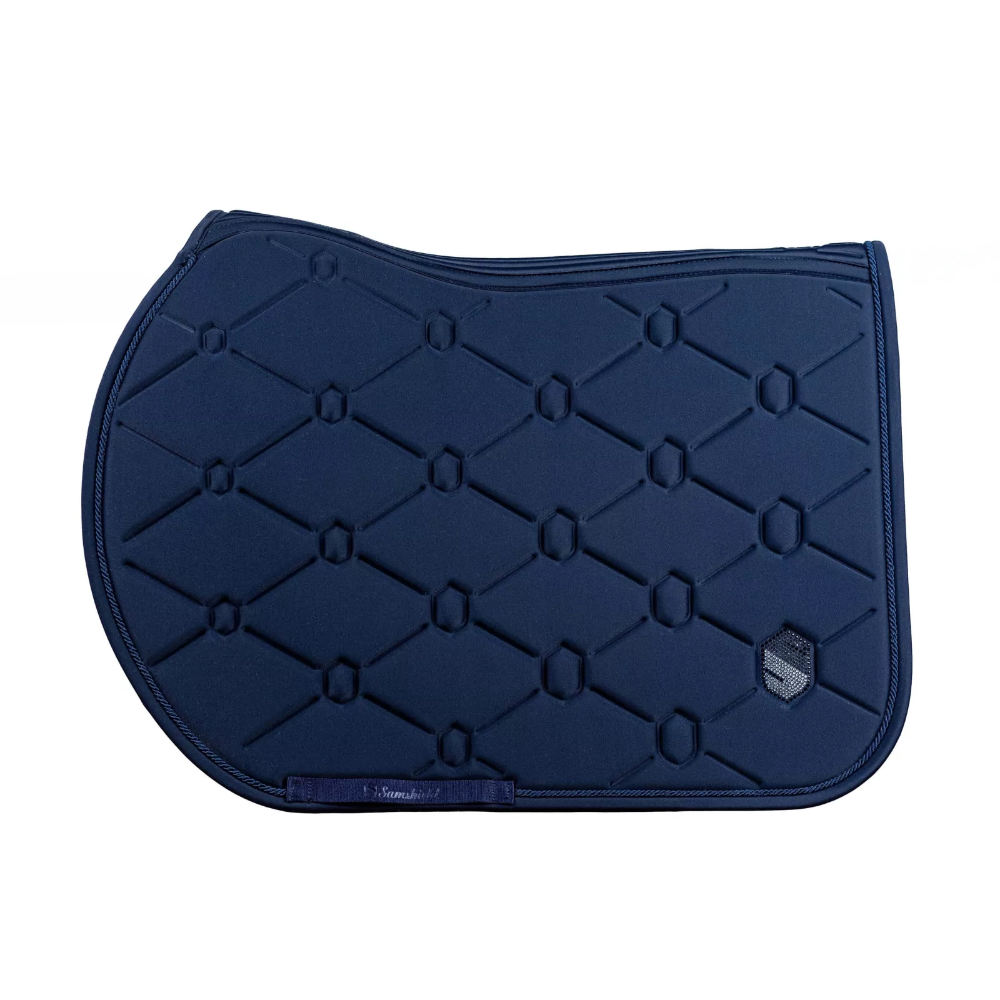 Samshield Spineshield Swarovski Schabracke Springen - blue, Größe Warmblut