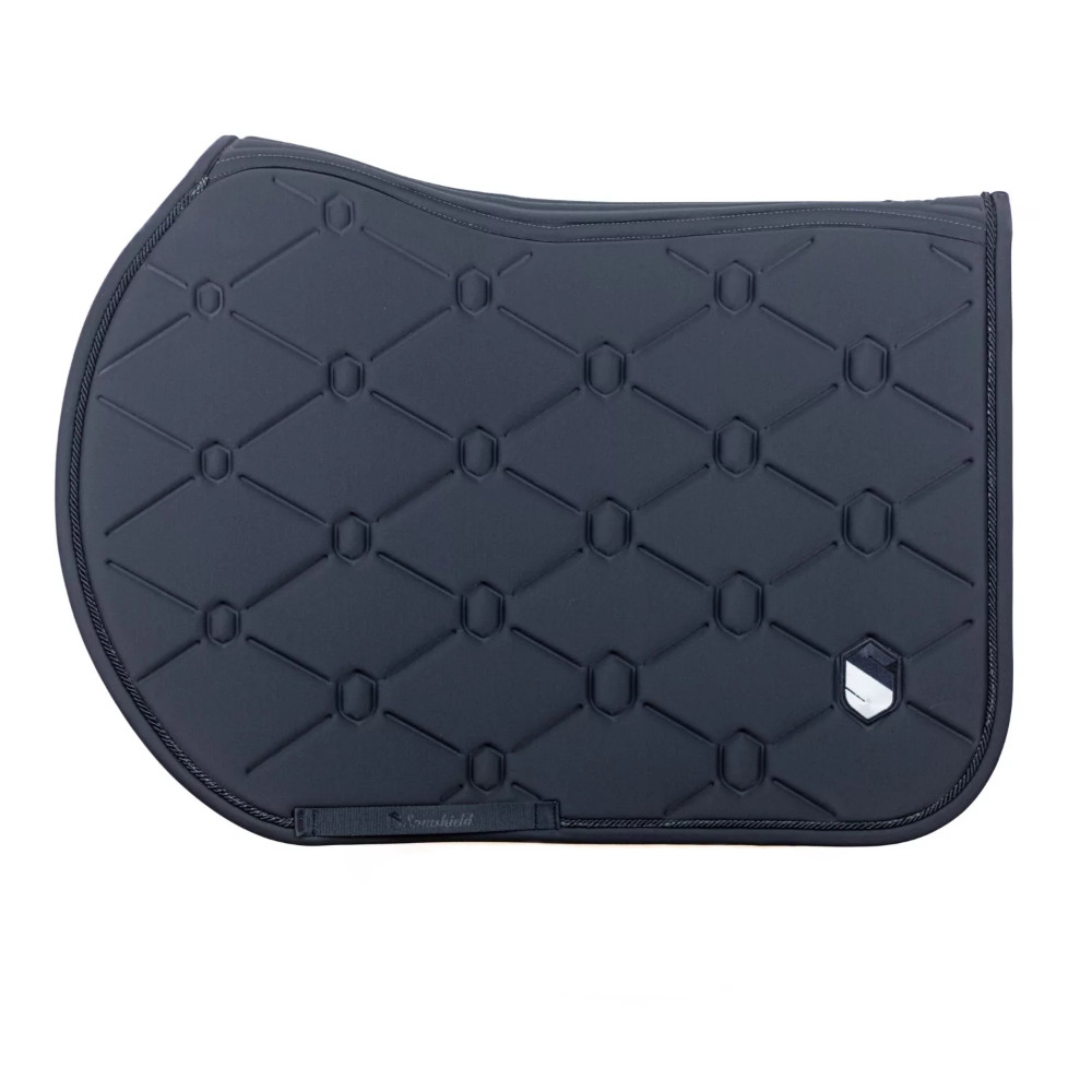 Samshield Spineshield Embroidery Schabracke Springen - anthracite, Größe Warmblut