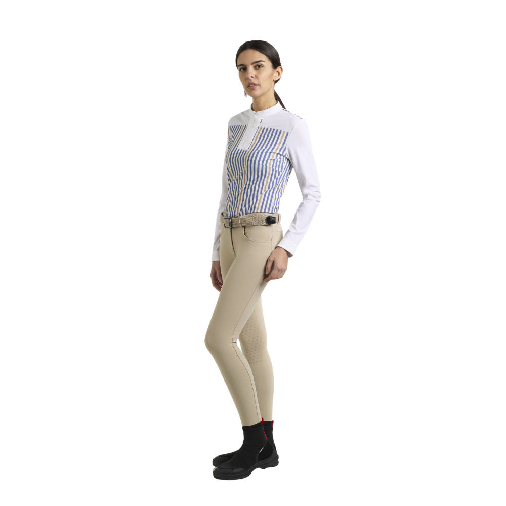 EGO7 Top long sleeve LeilaSS26 - colony blue, Größe 36