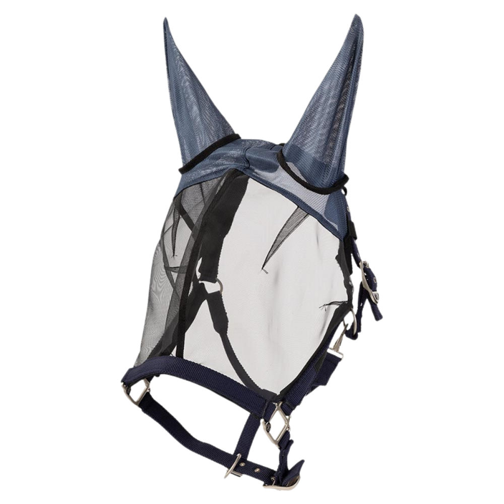 BR Halfter mit Fliegenmaske - pageant blue, Größe Pony