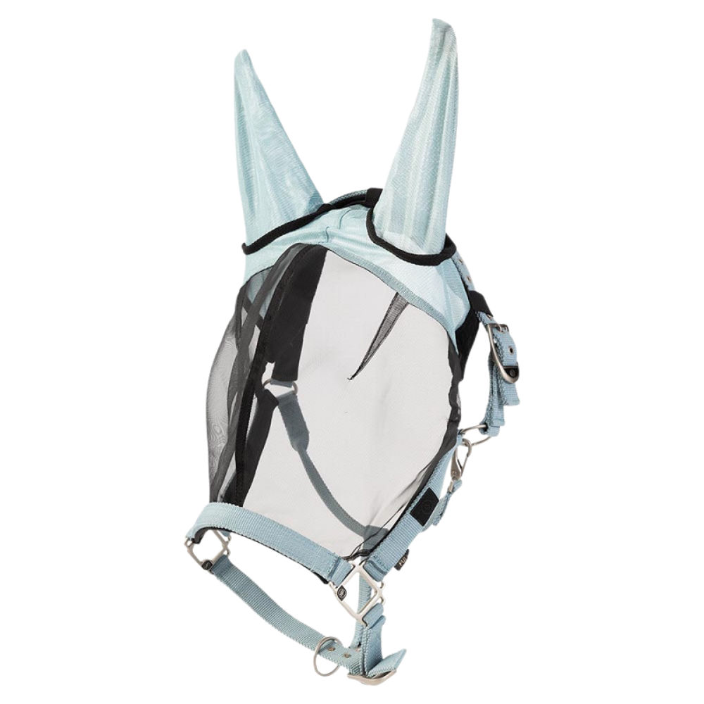 BR Halfter mit Fliegenmaske - tourmaline, Größe Pony