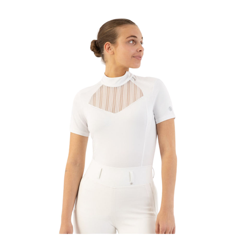 BR Turniershirt Koosje Damen - lucent white, Größe M
