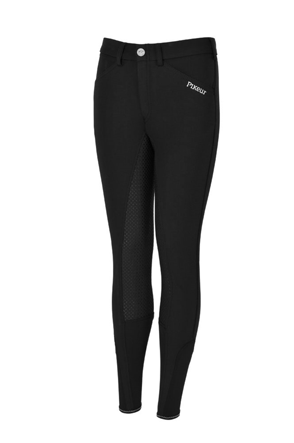Pikeur Braddy Grip Ganzbesatzreithose Kinder - schwarz, Größe 146