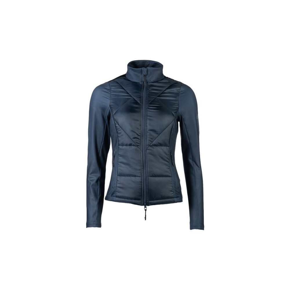 HKM Jersey-/Nylonjacke -Prag II- Style - dunkelblau, Größe 128