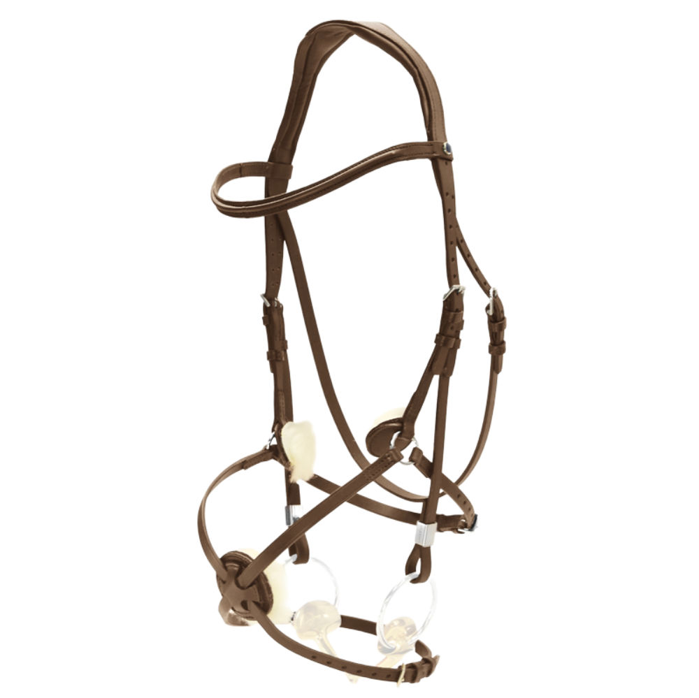 Stübben Trense Sligo mit Slide&Lock mit Mexikanischen Reithalfter - ebony/ebony, Größe Warmblut