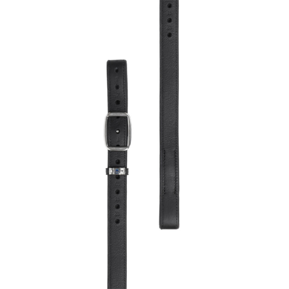 Stübben Steigbügelriemen Mono de Luxe Breite 1 Zoll - black, Größe XL (88 cm)