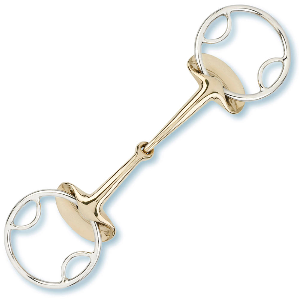 Stübben Steeltec Golden Wings Trense 4 in 1 einfach gebrochen - Größe Sweet Copper