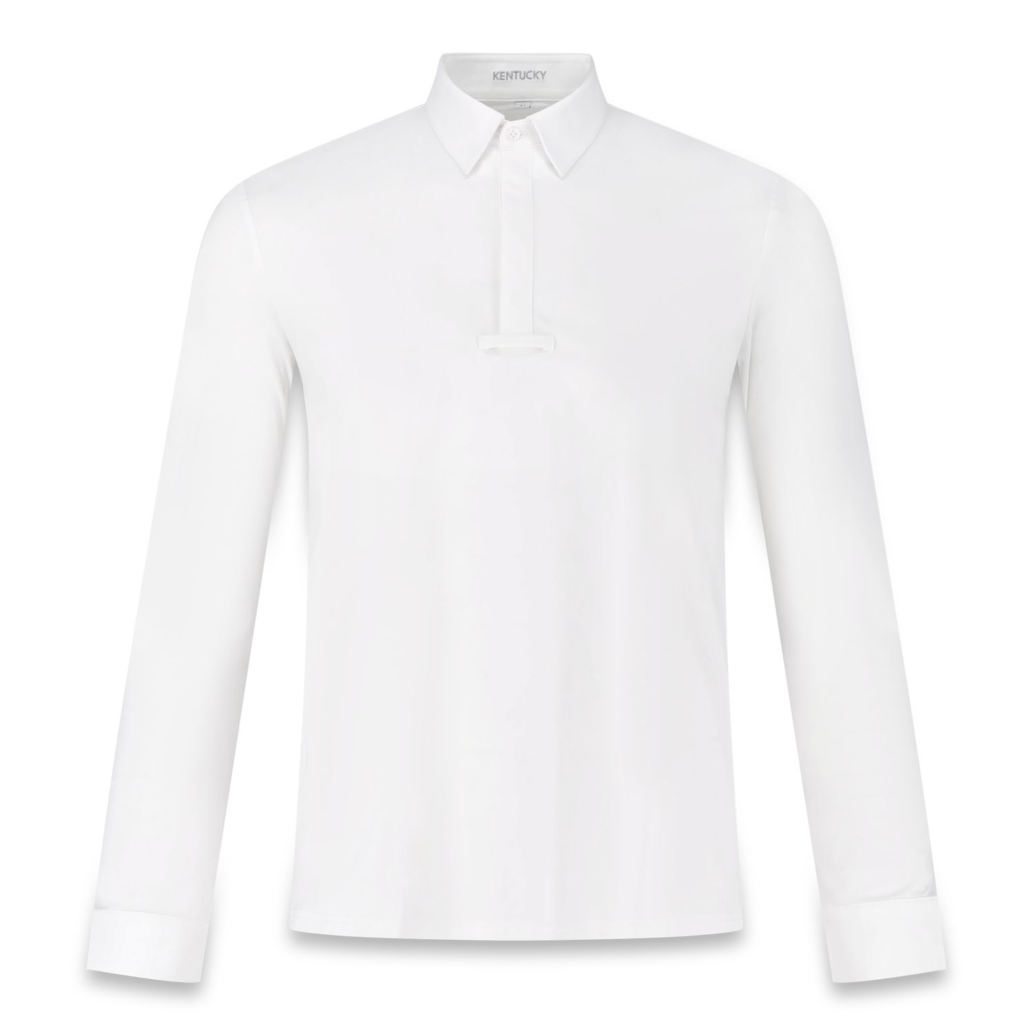 Turniershirt Herren Classic Lange Ärmeln - white, Größe 46