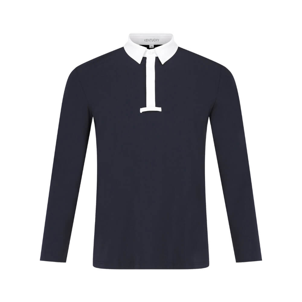 Turniershirt Herren Classic Lange Ärmeln - navy, Größe 56