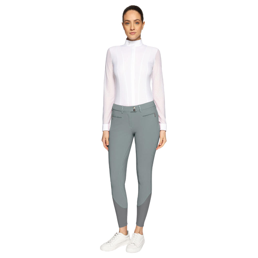 Samshield SS26 Diane Vollgrip Reithose Damen - granit, Größe 38