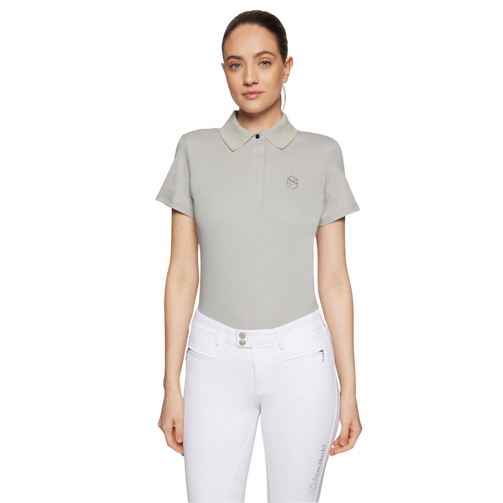 Samshield SS26 Marylin Polo Damen - light grey, Größe M