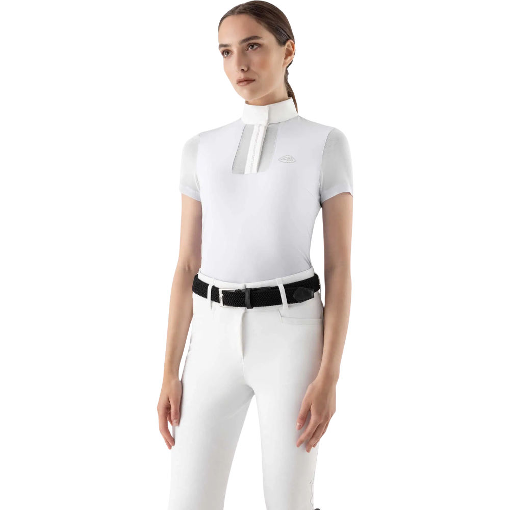 Equiline Eqglece Turniershirt Damen - weiß, Größe XXL