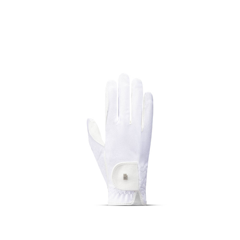 Roeckl ROECK-GRIP lite Junior Reithandschuh Kinder - white, Größe 5