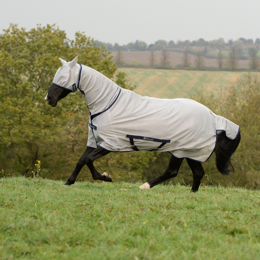 Bucas Freedom Fly Sheet Full Neck - silver, Größe 120