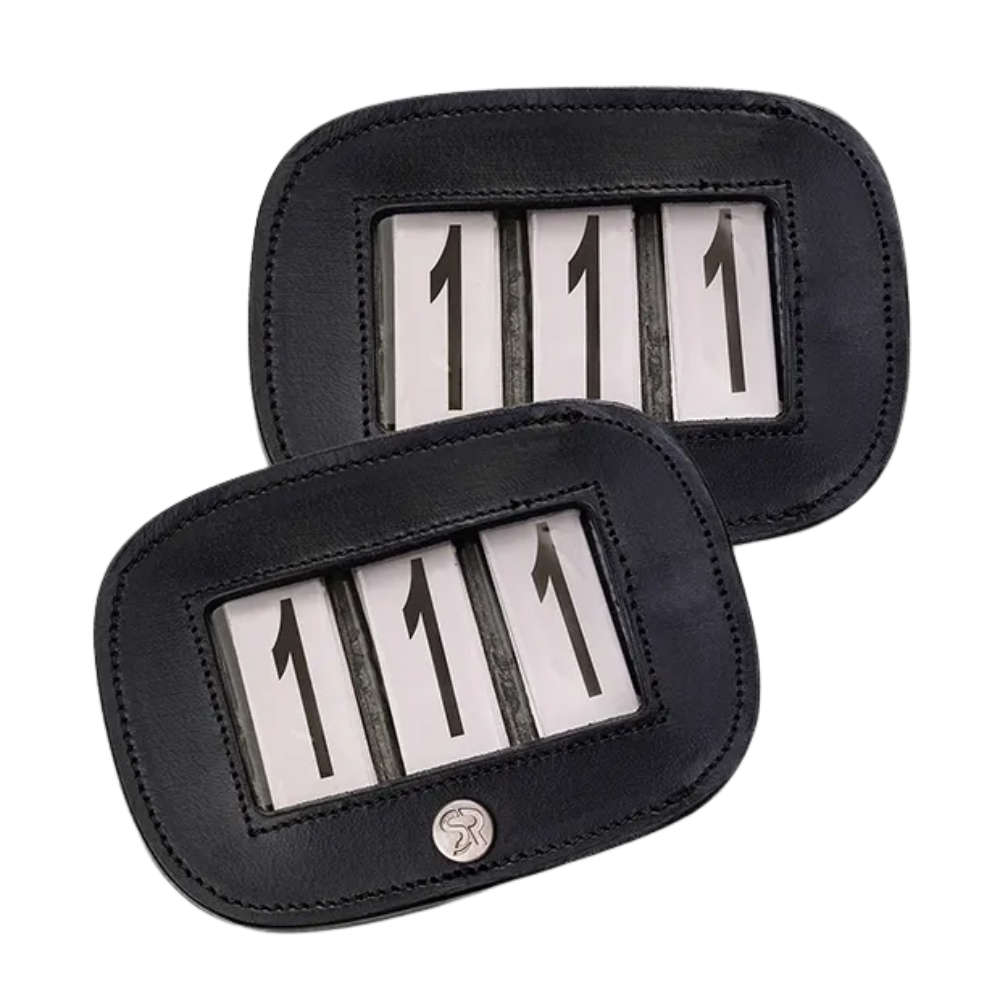 Sunride Nummernhalter mit Startnummern 3-stellig - schwarz