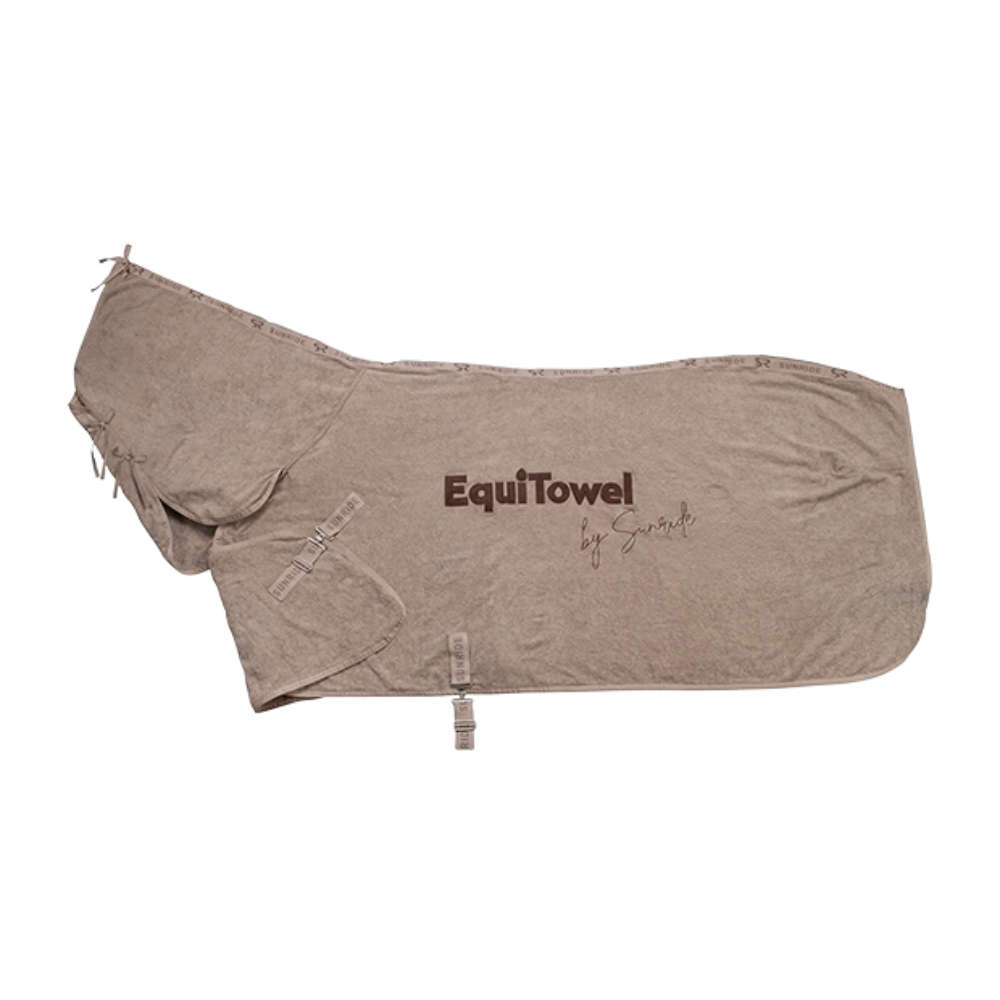 Sunride Saugfähige Frotteedecke EquiTowel - beige, Größe L