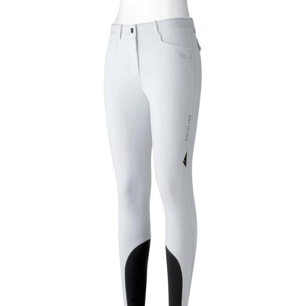 Equiline Eqgurk Kniegrip Damen Reithose - white, Größe 44