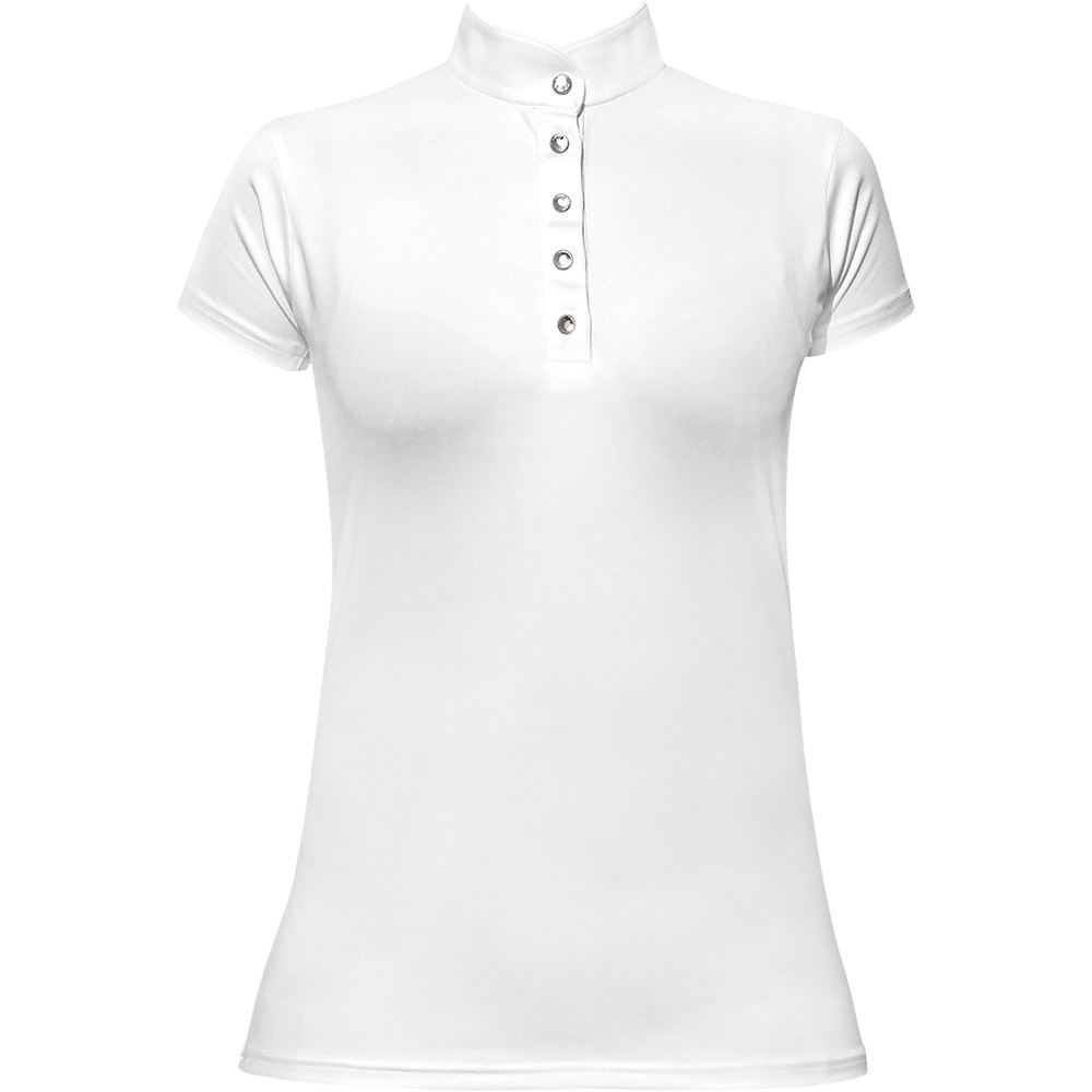 Euroriding Damen Turniershirt Premium - weiss, Größe XXS