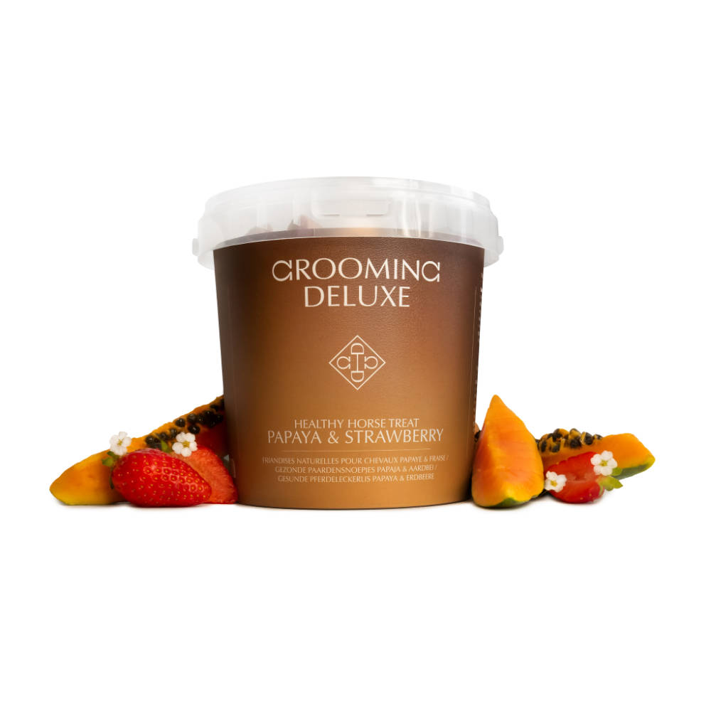 Grooming Deluxe Pferdeleckerli "Healthy" 500g - Papaya & Erdbeere, Größe 500g