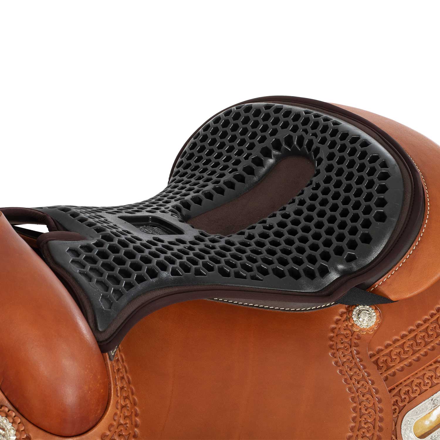Acavallo Dressur-Sattelkissen – Dri-Lex Komfort (20 Mm, Größe M, Braun