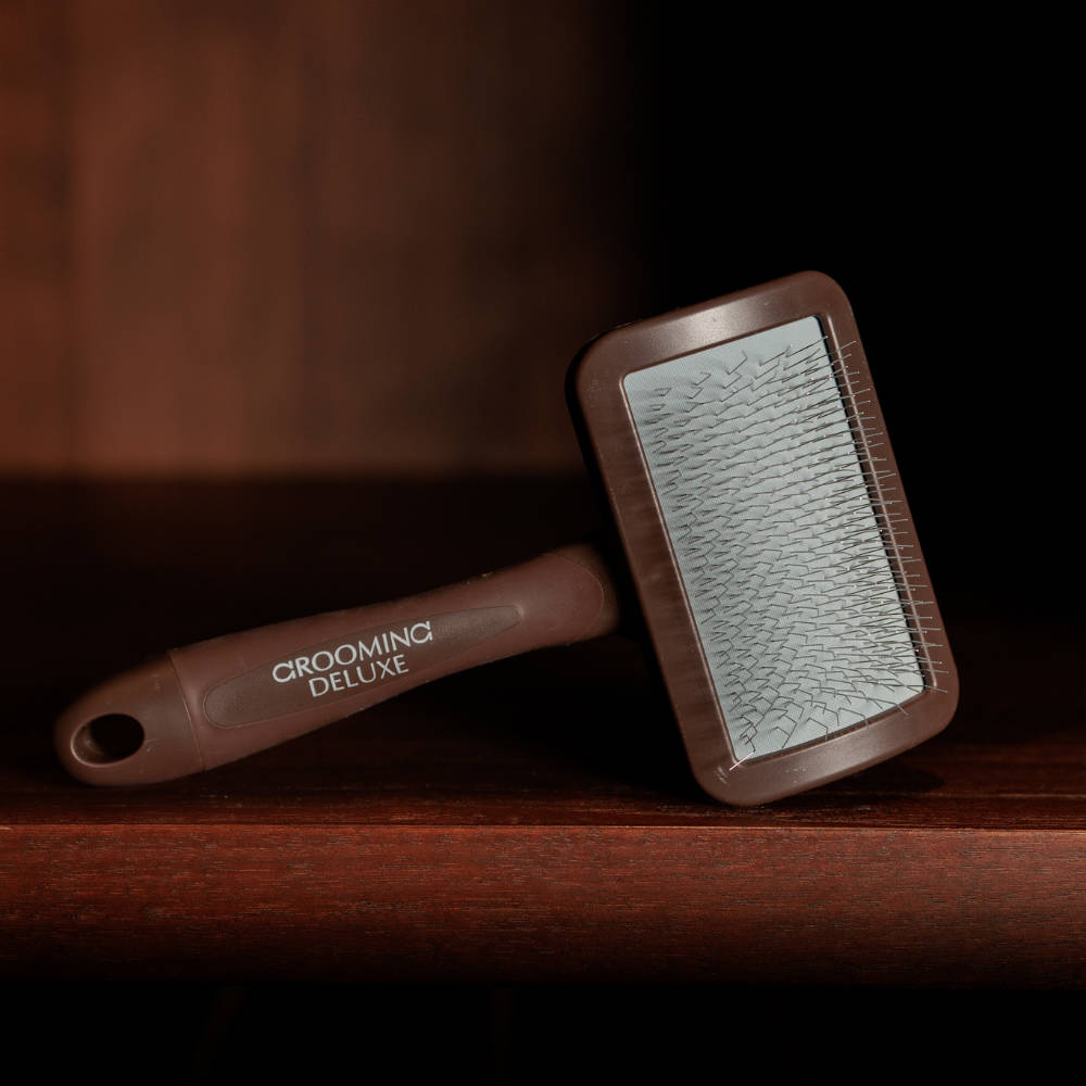 Grooming Deluxe Velcro Klettreinigungsbürste - brown