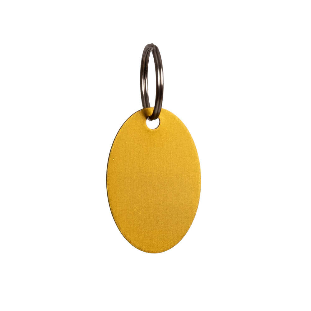 Grooming Deluxe Name Plate "Oval" - gold, Größe M