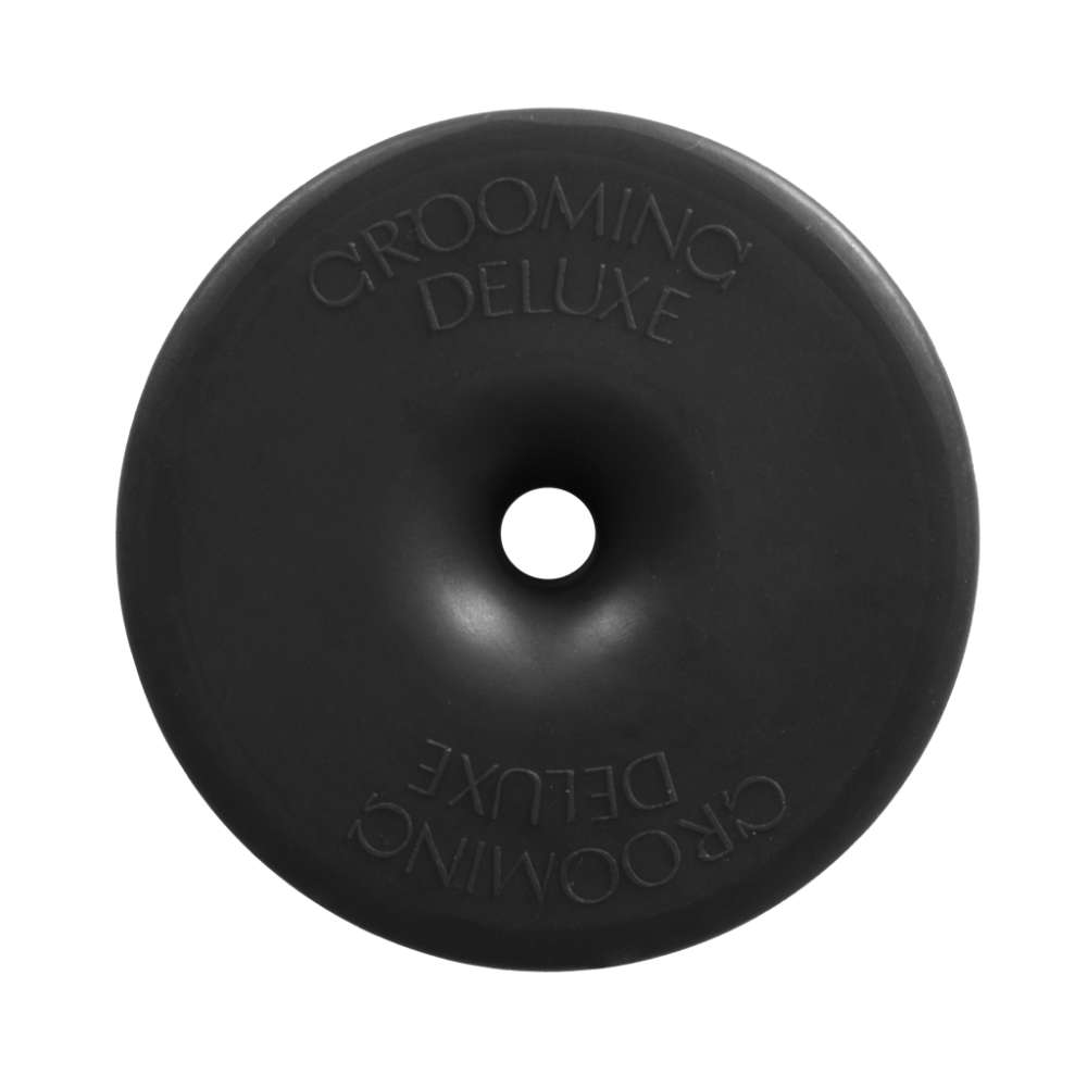 Grooming Deluxe Silikon-Gebissscheiben - black
