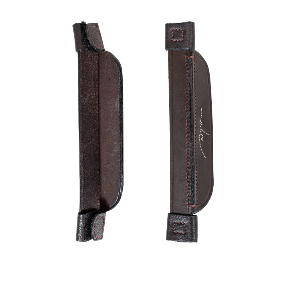 Dyon Scheuklappen mit Ziernähten - brown