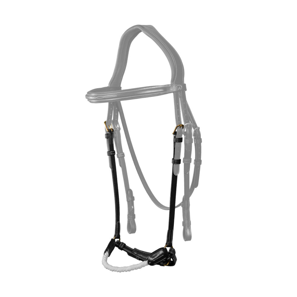 Dyon Wechselnasenriemen D Collection - black, Größe Warmblut