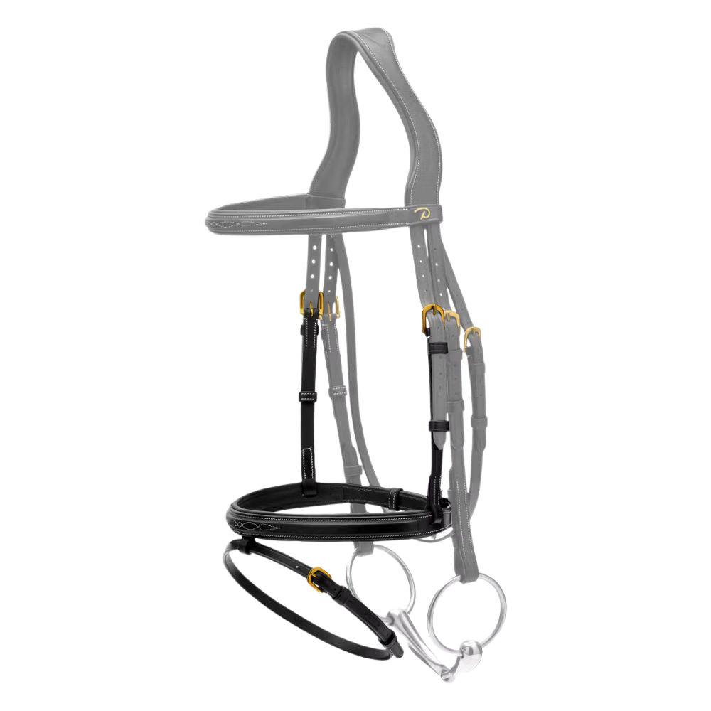 Dyon festes Reithalfter Dy'on Collection - black, Größe Warmblut
