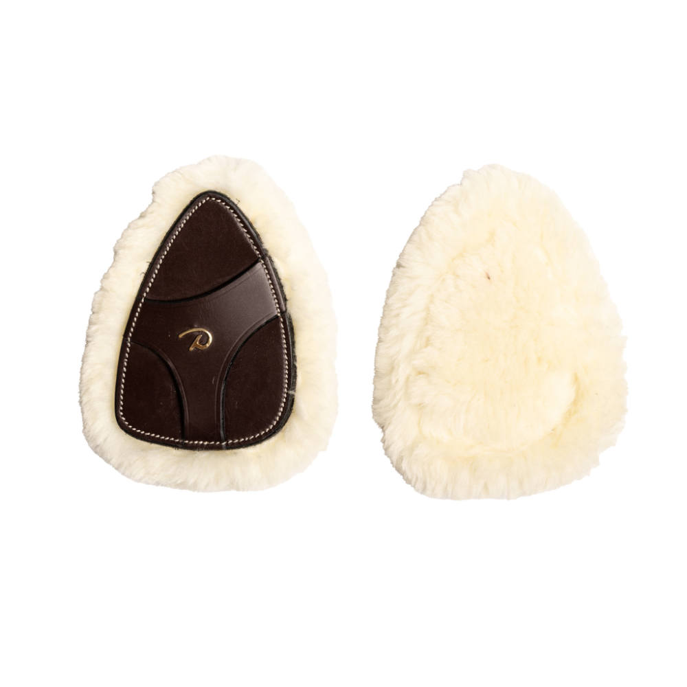 Dyon Schutzpad aus veganem Lammfell für 5-Punkt-Vorderzeug D Collection - brown
