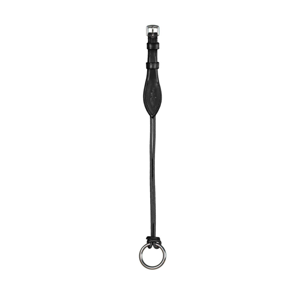 Dyon Backenstücke für Aufziehtrense New English Collection - black, Größe Warmblut Extra