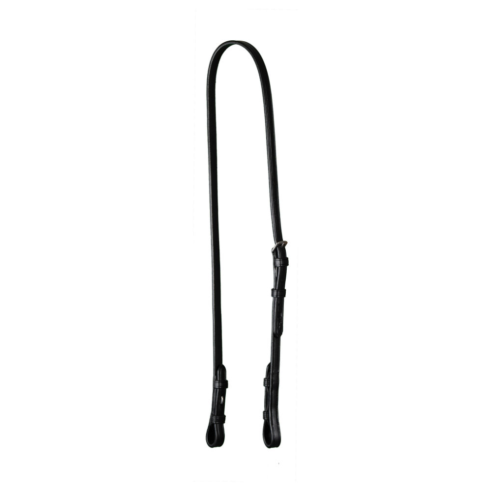 Dyon anpassbares Backenstücke für Kandare New English Collection - black, Größe Pony