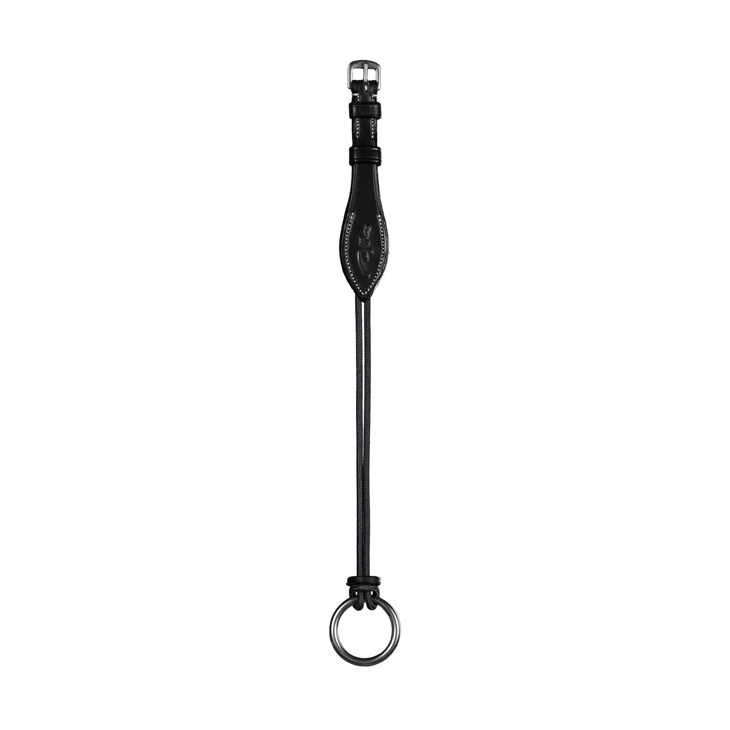 Dyon Backenstücke für Aufziehtrense US Collection - black, Größe Warmblut Extra
