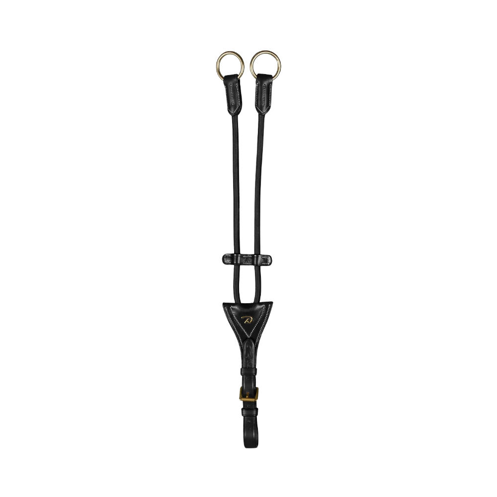Dyon elastische Ringmartingalgabel US Collection - black, Größe Warmblut Extra