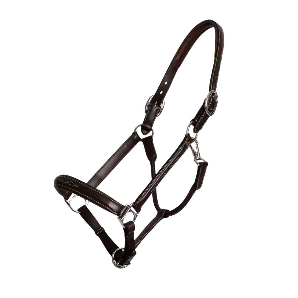 Dyon Halfter Fancy Working Collection - brown, Größe Pony