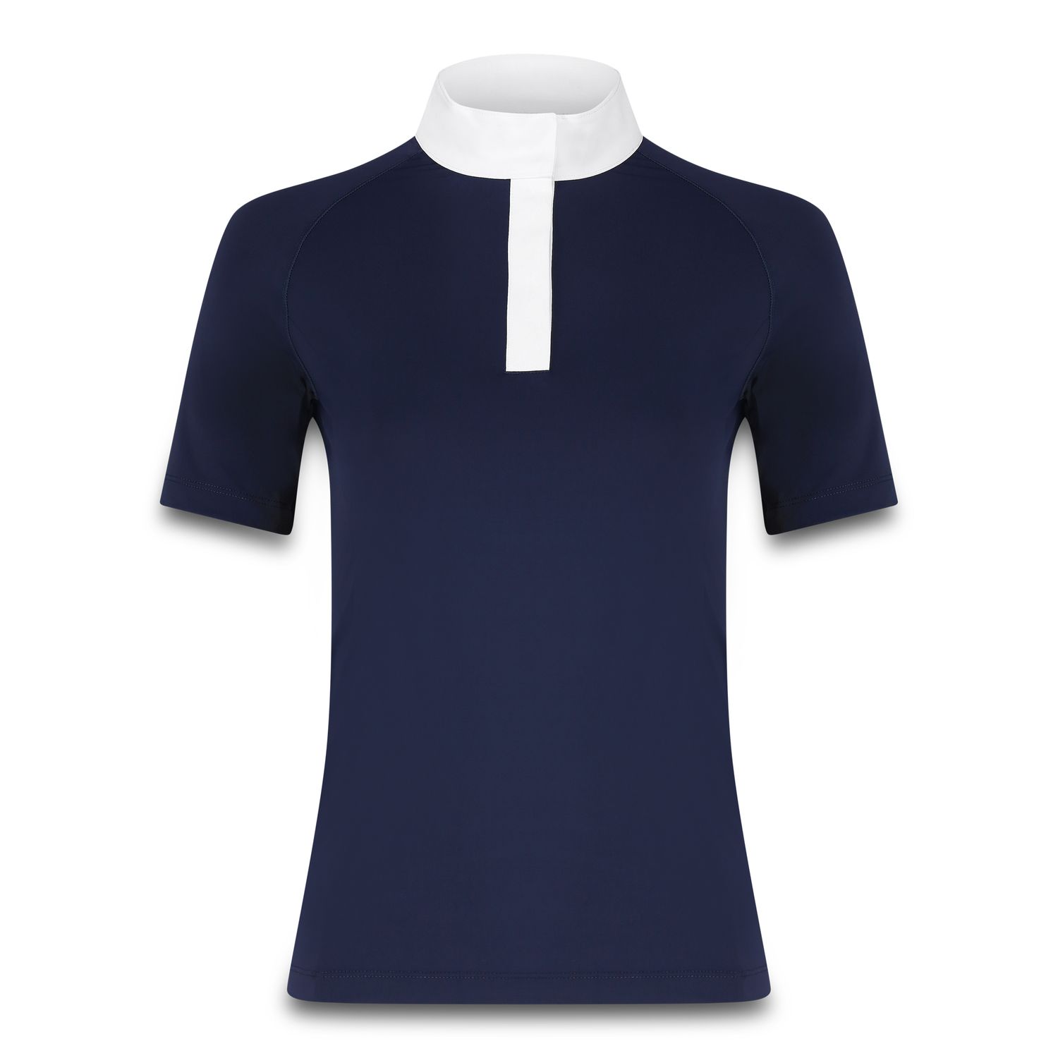 Kentucky Horsewear Turniershirt Damen Classic kurzen Ärmeln - navy, Größe 36