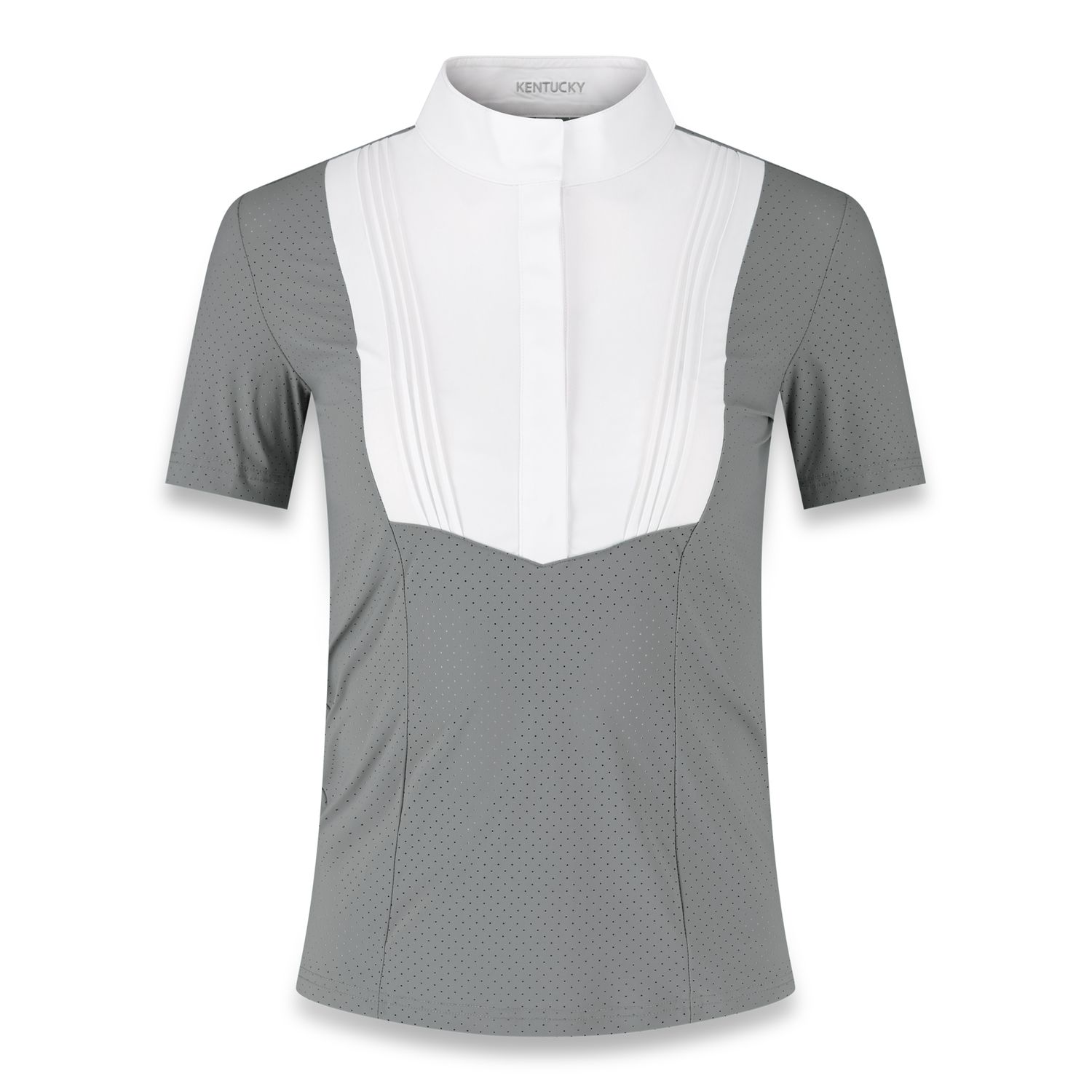 Kentucky Horsewear Turniershirt Damen Heritage Air kurzarm - grey, Größe 44