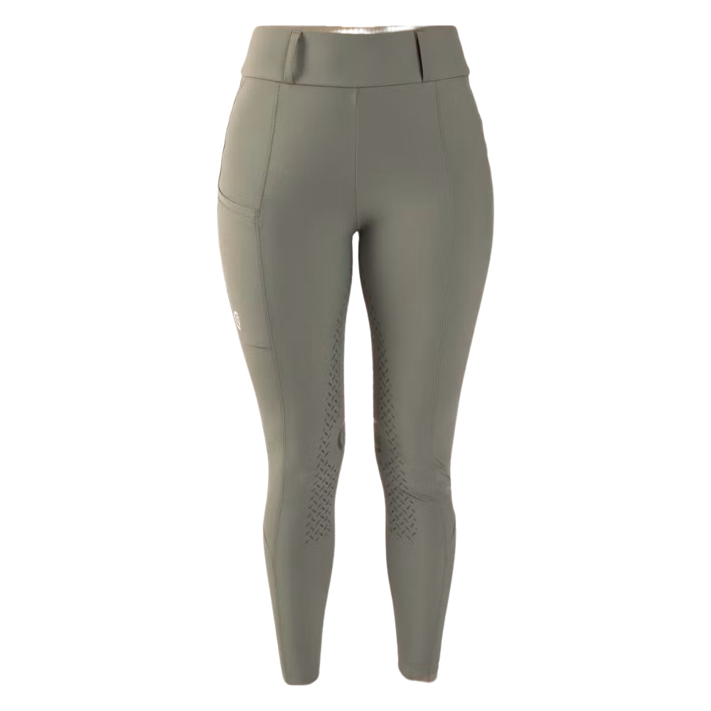 Kentucky Horsewear Reitleggings Classic Vollgrip - dusty green, Größe 48