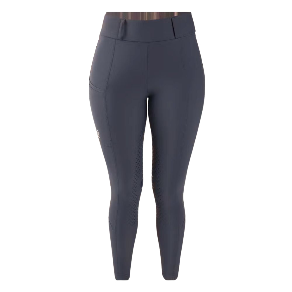 Kentucky Horsewear Reitleggings Classic Vollgrip - ocean blue, Größe 48
