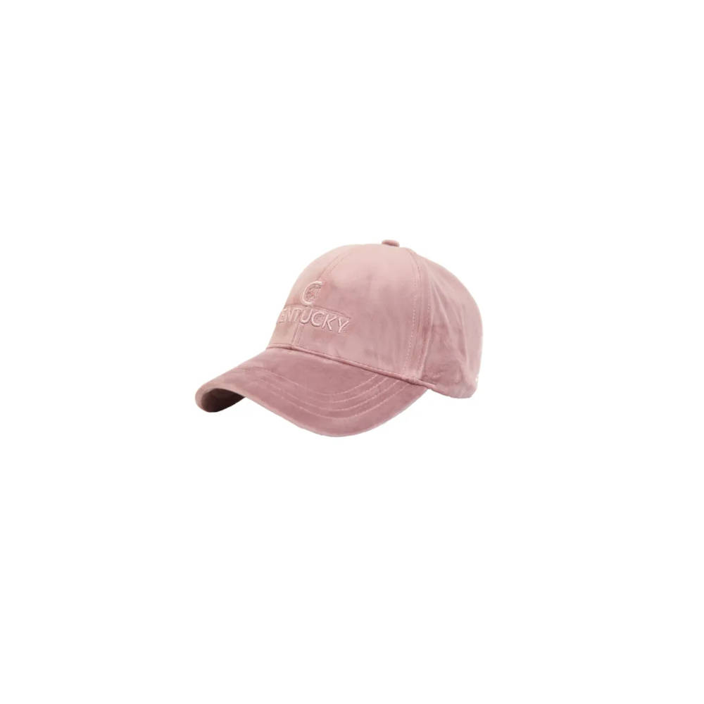Kentucky Horsewear Base-Cap Velvet Kinder - old rose
