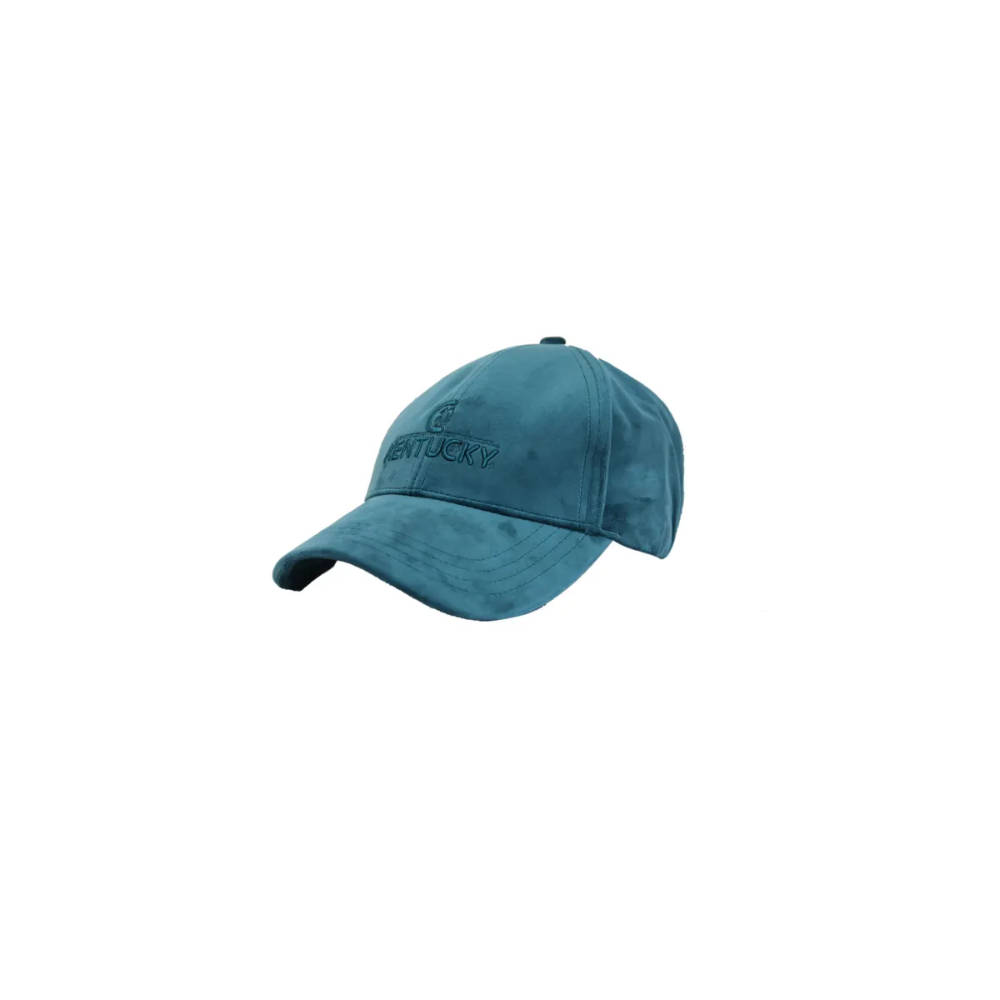Kentucky Horsewear Base-Cap Velvet Kinder - emerald