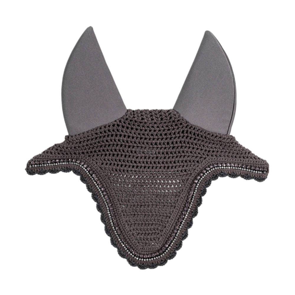 Kentucky Horsewear Fliegenhaube lange Stone & Pearl - grey, Größe Full