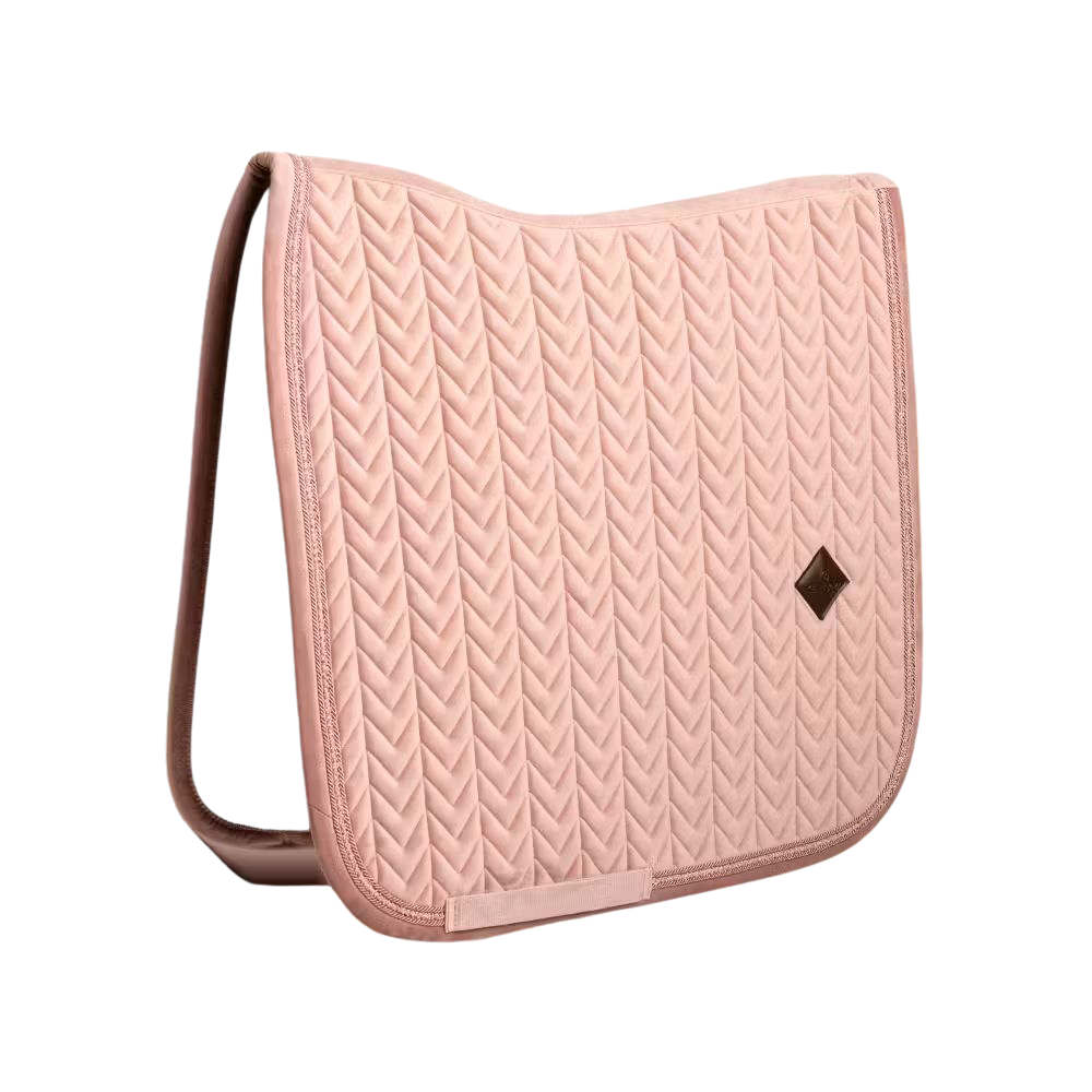 Kentucky Horseware Schabracke Velvet Mini Pearls Dressur - old rose, Größe Full