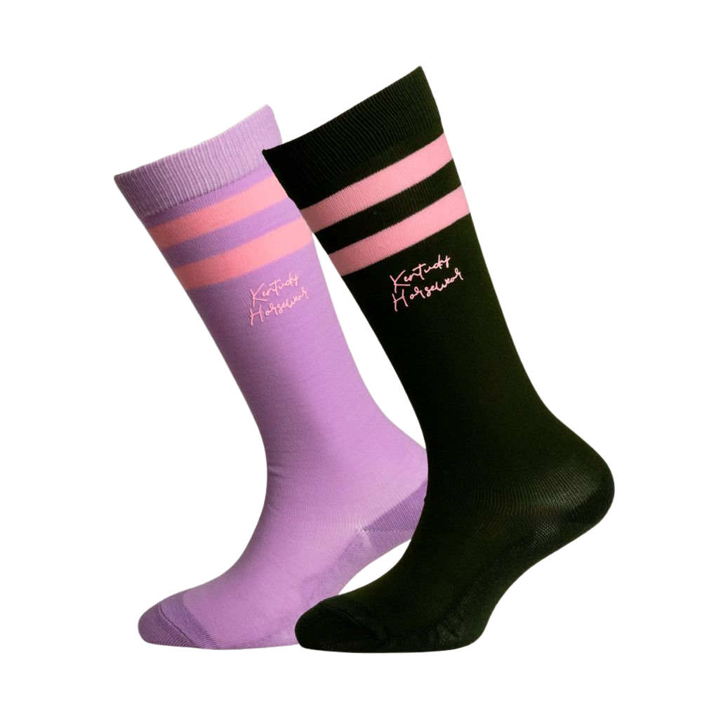 Kentucky Horsewear Gestreiften Kindersocken 2erSet
